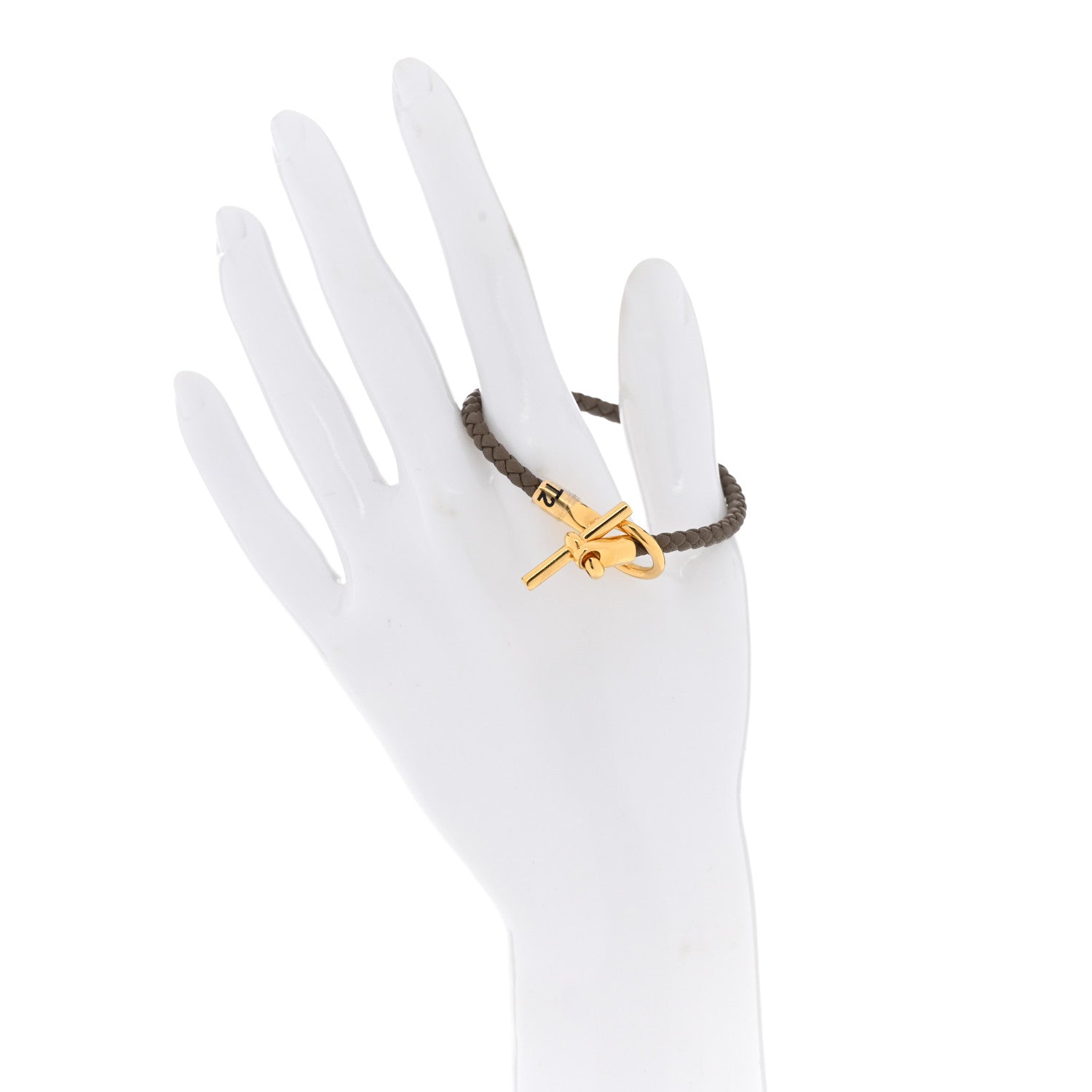 Hermes Swift Glenan Single Tour Bracelet T2 Etoupe 2 of 6