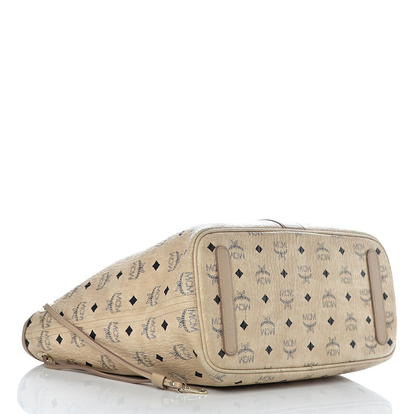 Visetos Medium Liz Reversible Shopper Tote Beige