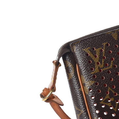 Louis Vuitton Monogram Perforated Pochette Accessories Bag Orange 12 of 19