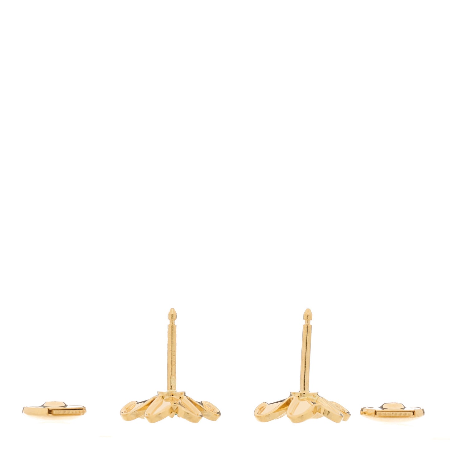 18K Yellow Gold Emerald Mini Frivole Earrings
