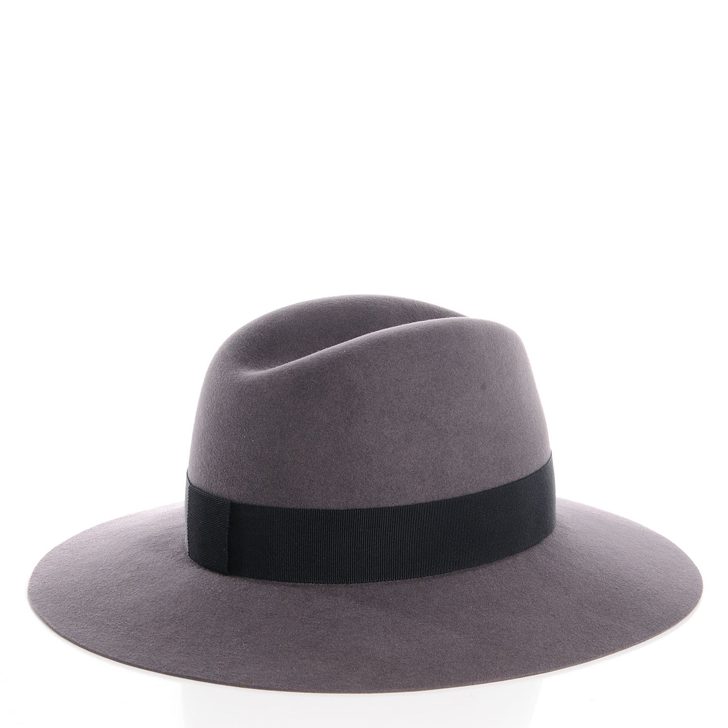 Rabbit Felt Fedora Size 58 Gray