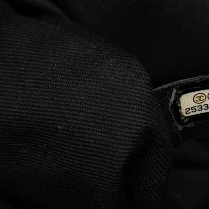 Chanel Canvas Large Deauville Backpack Charcoal 7 of 10