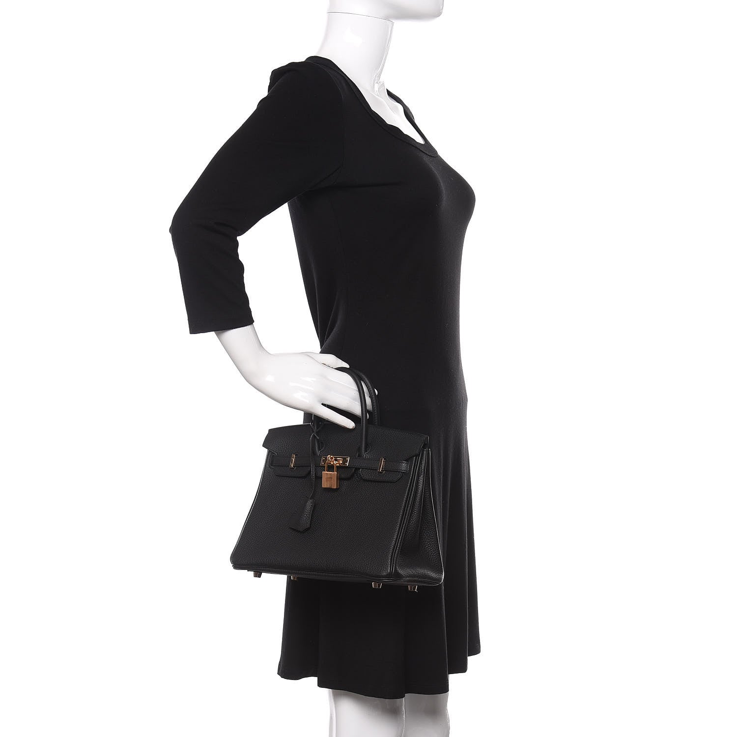 Hermes Togo Birkin 25 Black 2 of 11