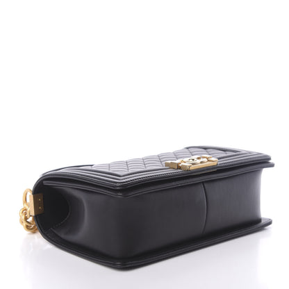 Chanel Calfskin Quilted Medium Boy Flap Black 5 of 11