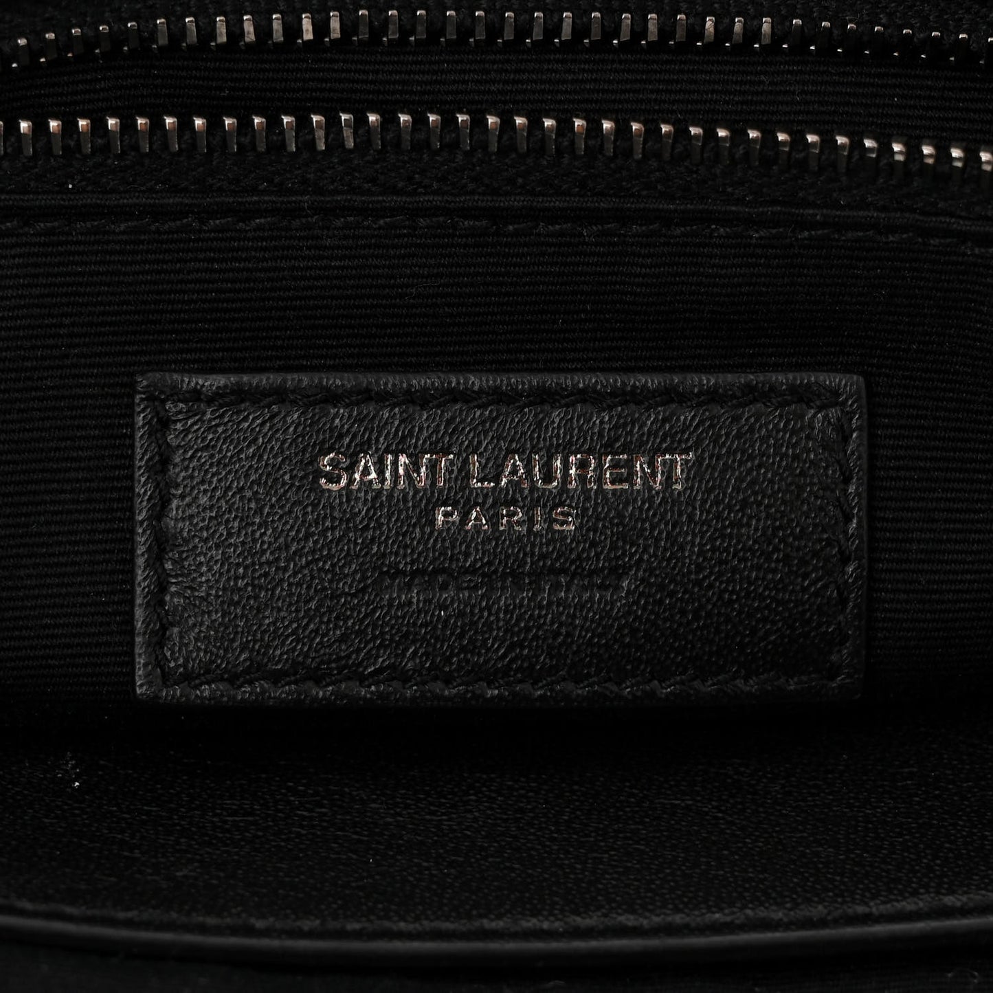 Crinkled Calfskin Matelasse Monogram Medium Niki Chain Satchel Black