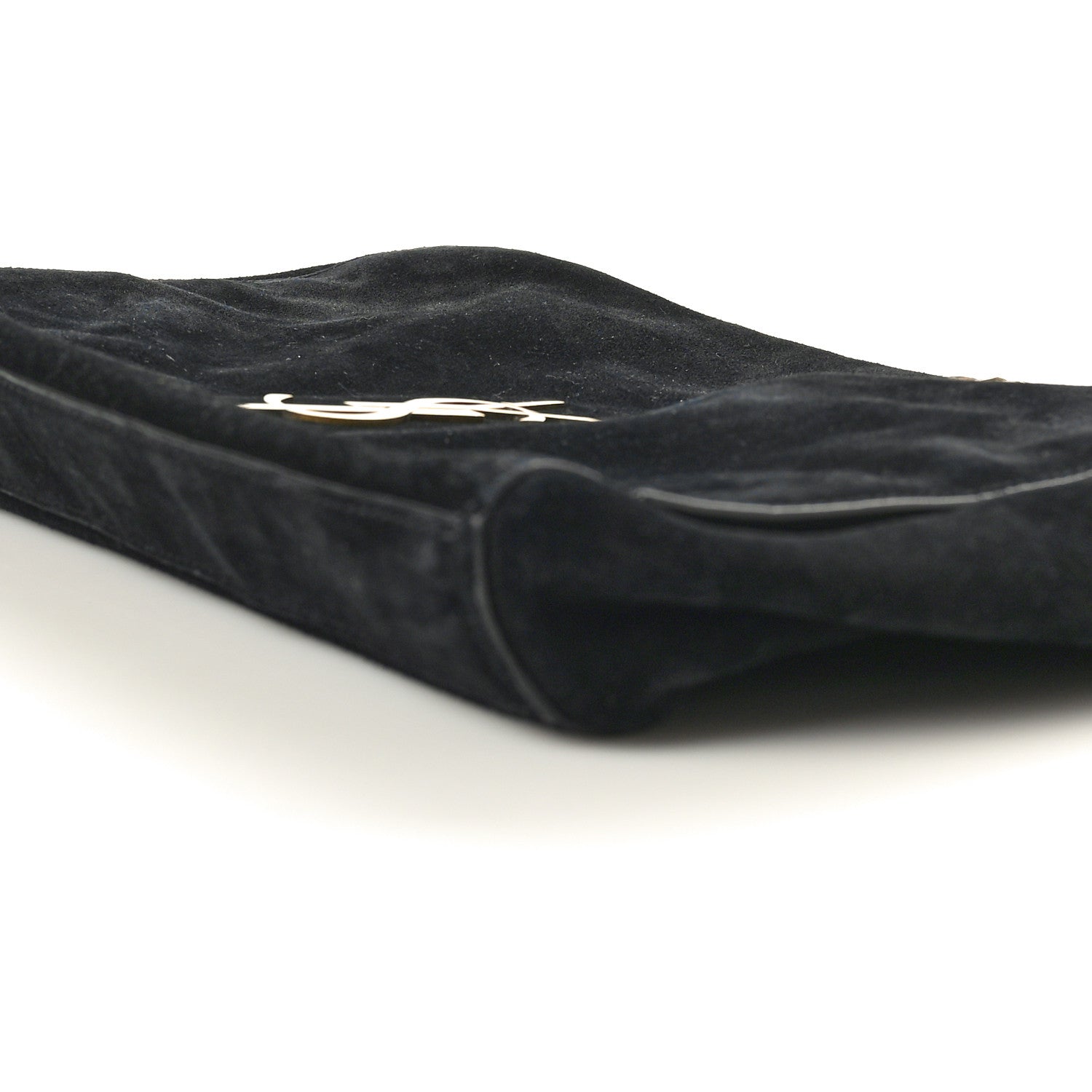 Saint Laurent Smooth Calfskin Suede Medium Reversible Monogram Kate Satchel Black 10 of 18