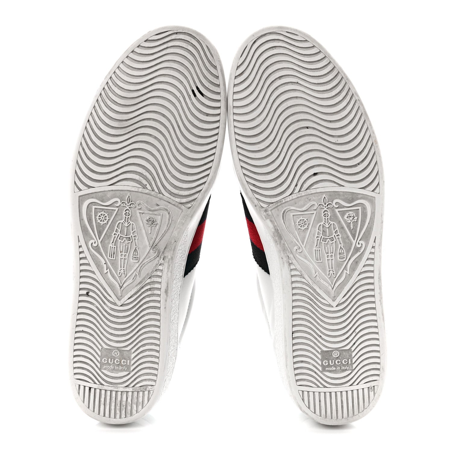 Gucci Miro Soft Calfskin Ayers Web Mens Ace Sneakers 10 White Blue 5 of 10