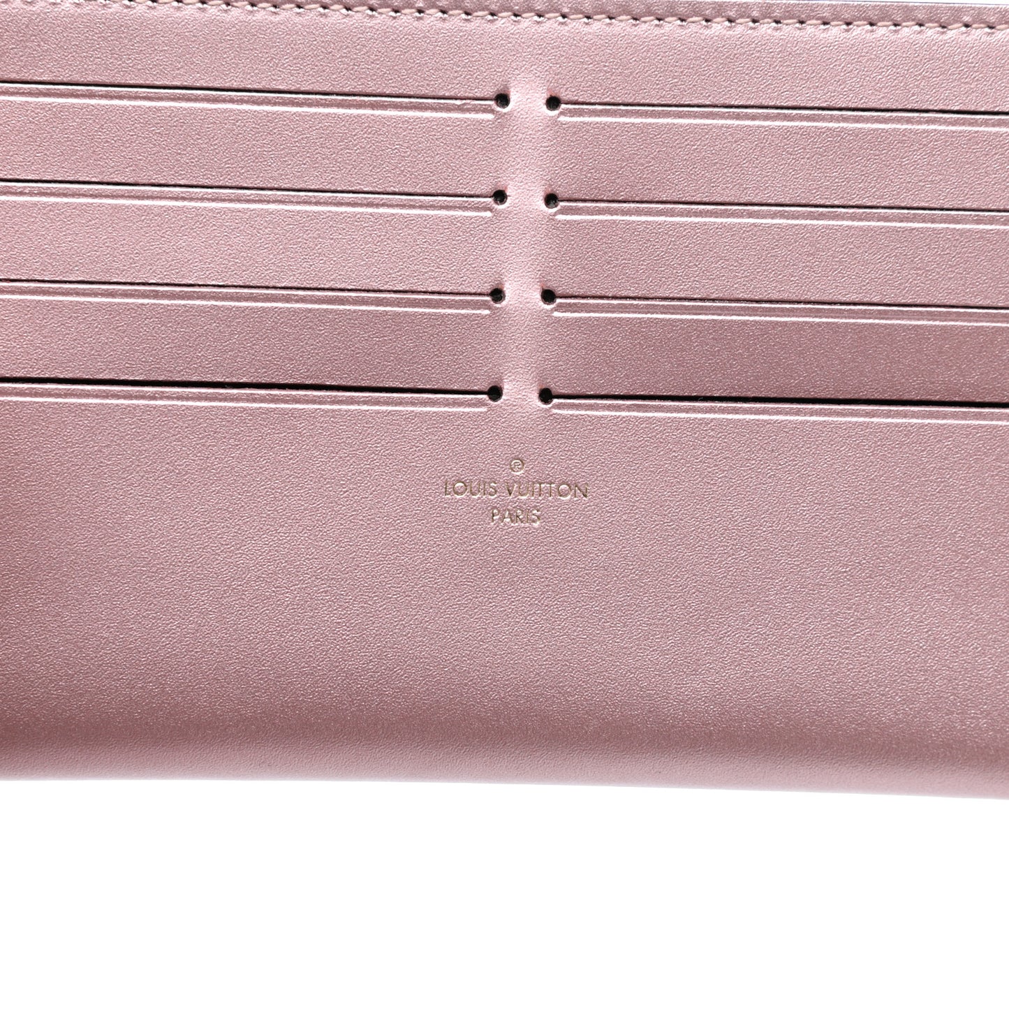 Vernis Pochette Felicie Chain Wallet Metallic Pale Pink
