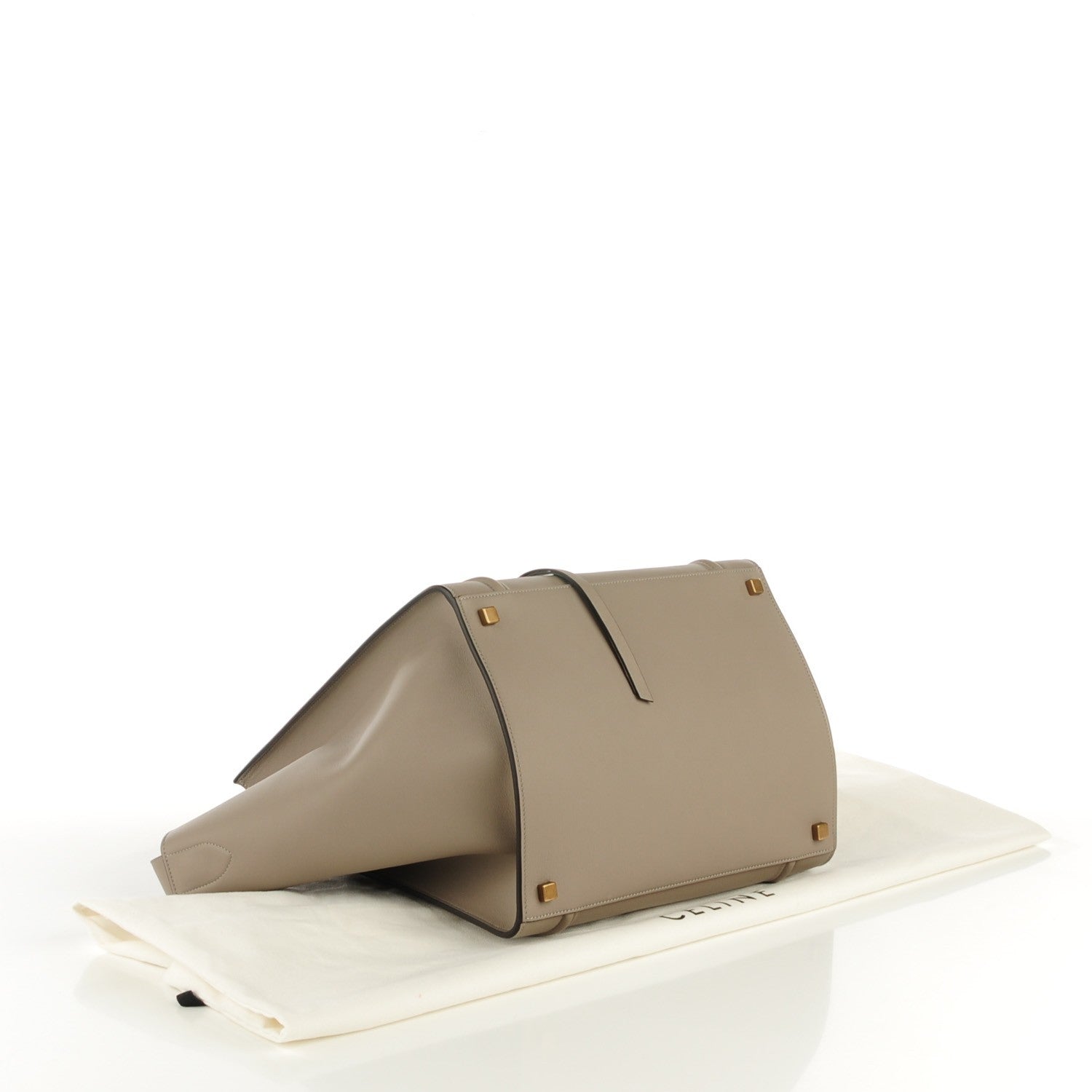 Celine Supple Calfskin Medium Phantom Luggage Medium Grey 3 of 7