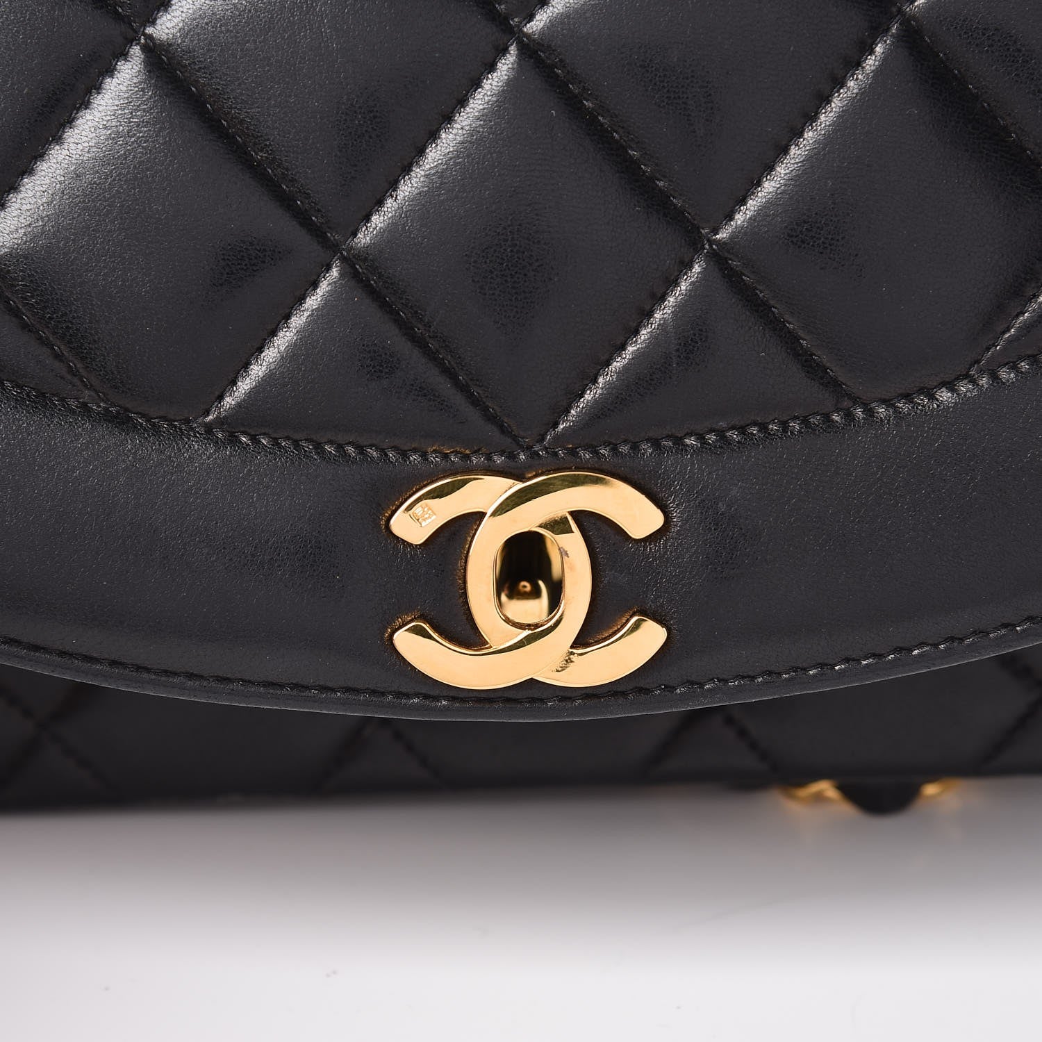 Chanel Lambskin Quilted Small Single Flap Black 12 of 16