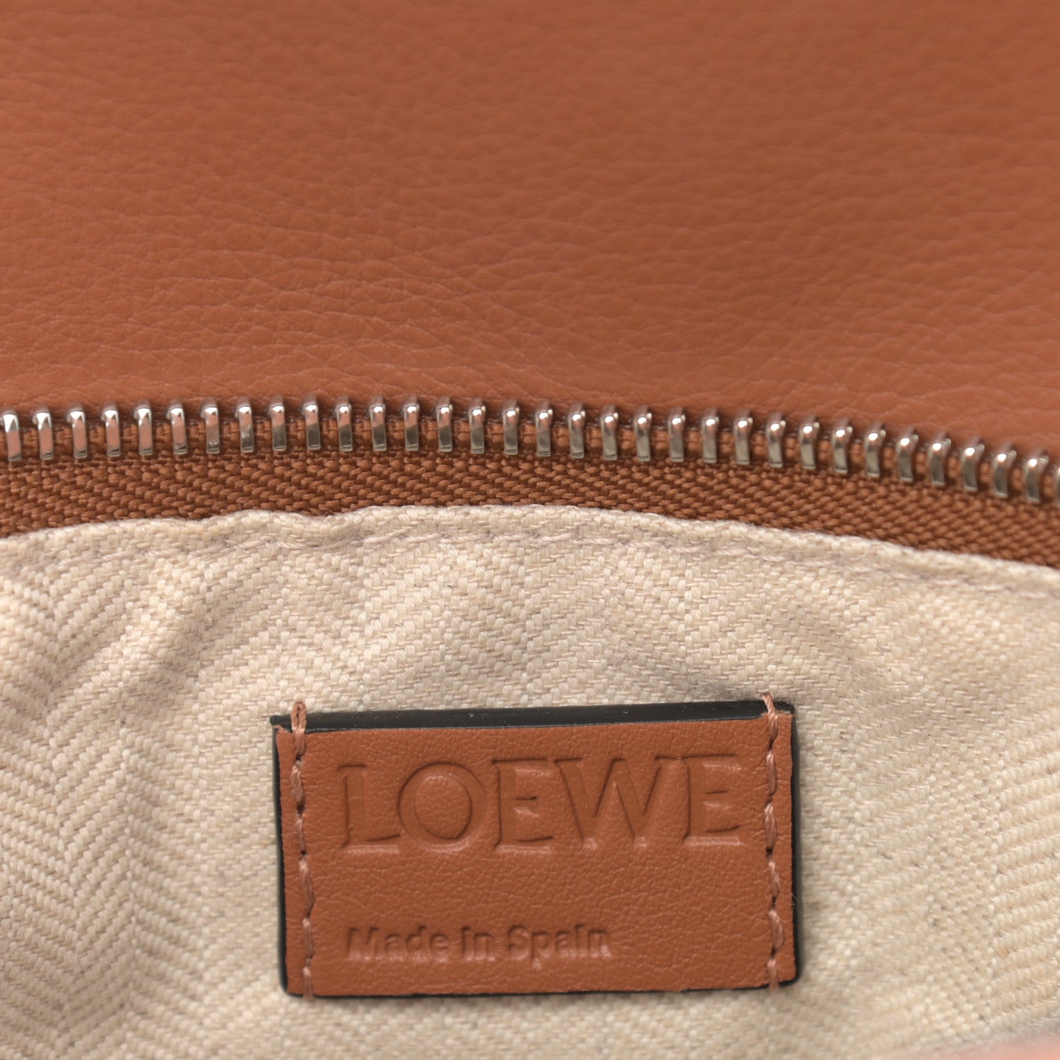 Loewe Calfskin Small Puzzle Bag Tan 8 of 9