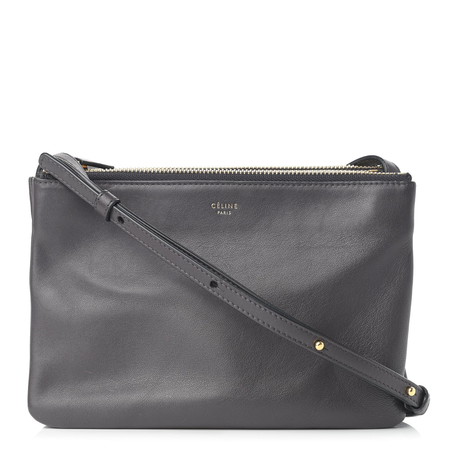 Celine Lambskin Small Trio Crossbody Bag 1 of 12