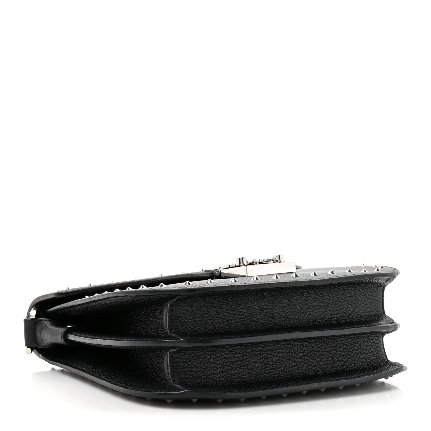 希少　MCM ボディバッグ ブラック MCM Calfskin Patricia Studded Crossbody Bag Black 1862960