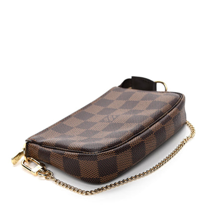 Louis Vuitton Damier Ebene Mini Pochette Accessories 3 of 4