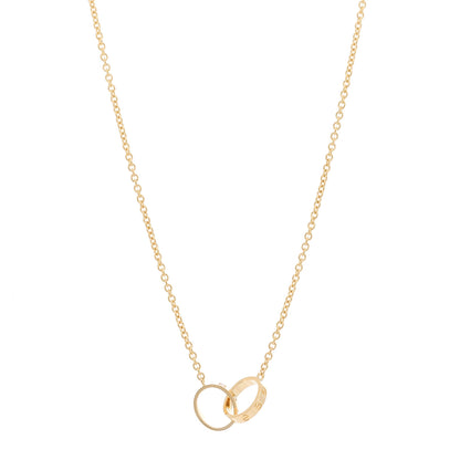Cartier 18K Yellow Gold Interlocking LOVE Necklace 1 of 5