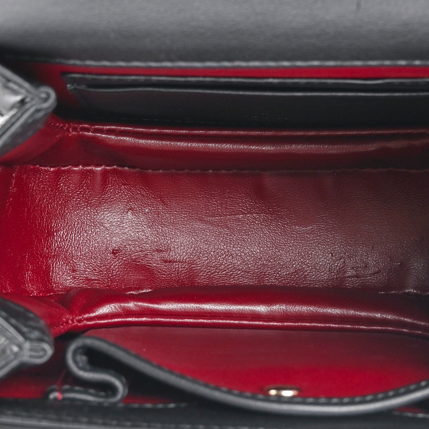 Patent Web MIni Bamboo 1947 Top Handle Bag Black