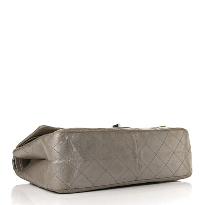 Chanel Metallic Aged Calfskin Quilted 2.55 Reissue 227 Flap Grey 4 of 16