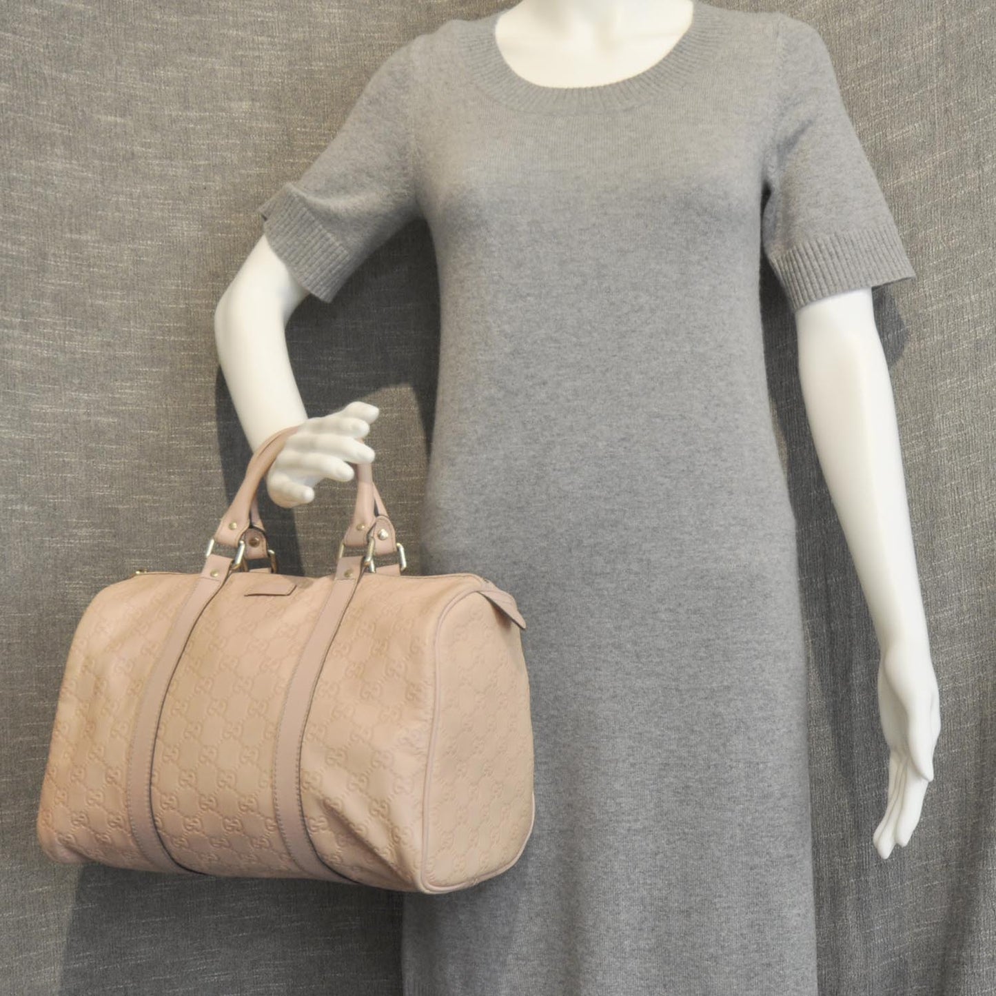 Guccissima Medium Joy Boston Rose Dragea