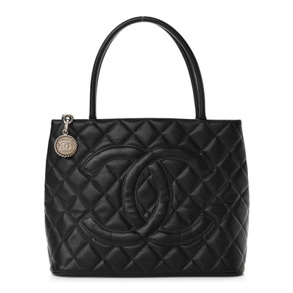 Chanel Caviar Quilted Medallion Tote Black 1 of 11