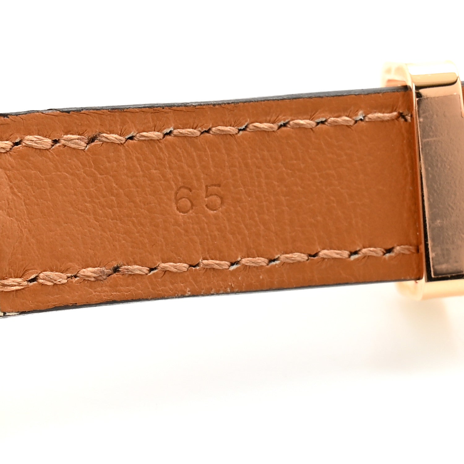 Hermes Epsom 15mm Pop H Belt 65 Craie 7 of 8