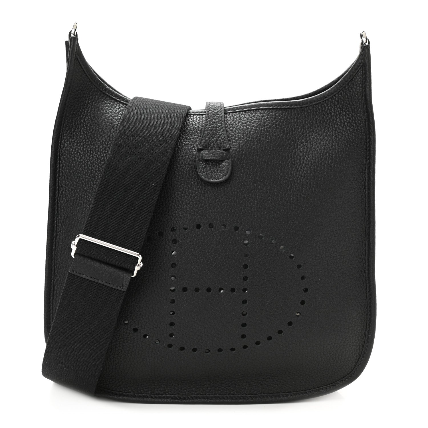 Hermes Taurillon Clemence Evelyne III PM Black 1 of 11