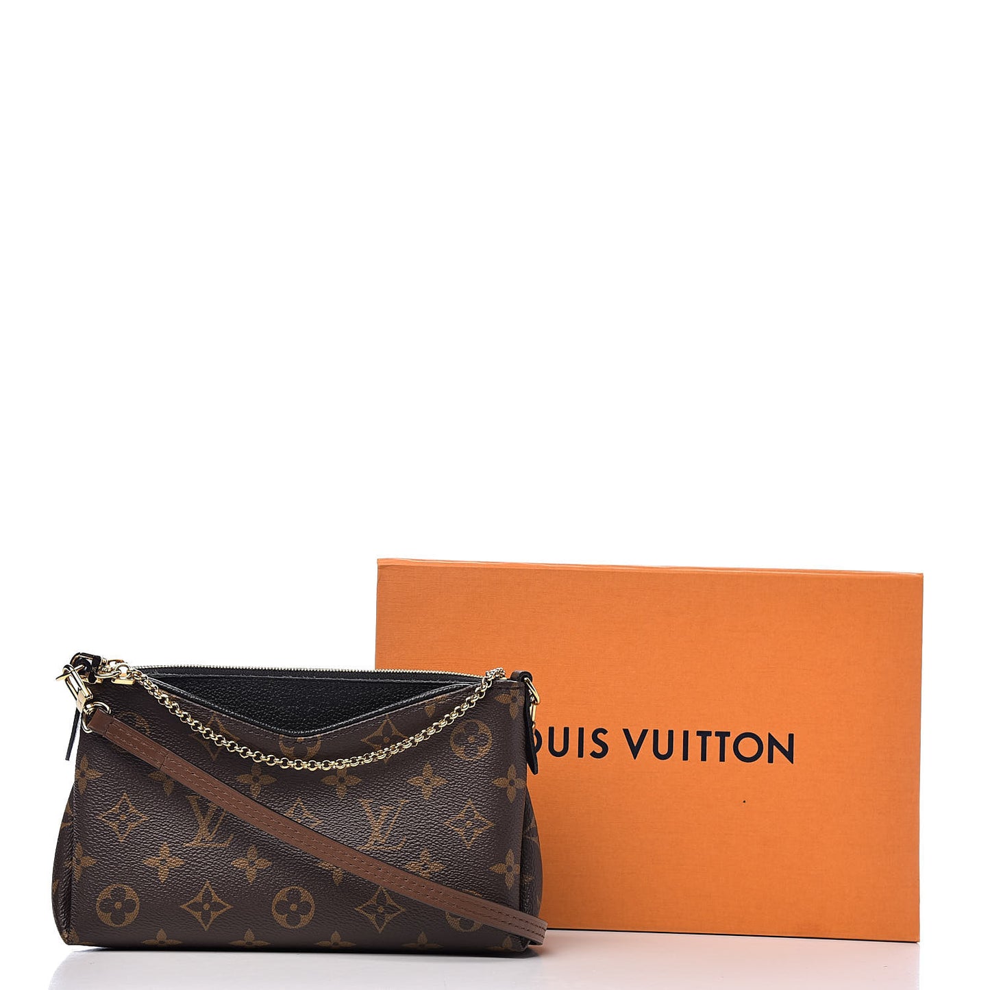 Monogram Pallas Clutch Black