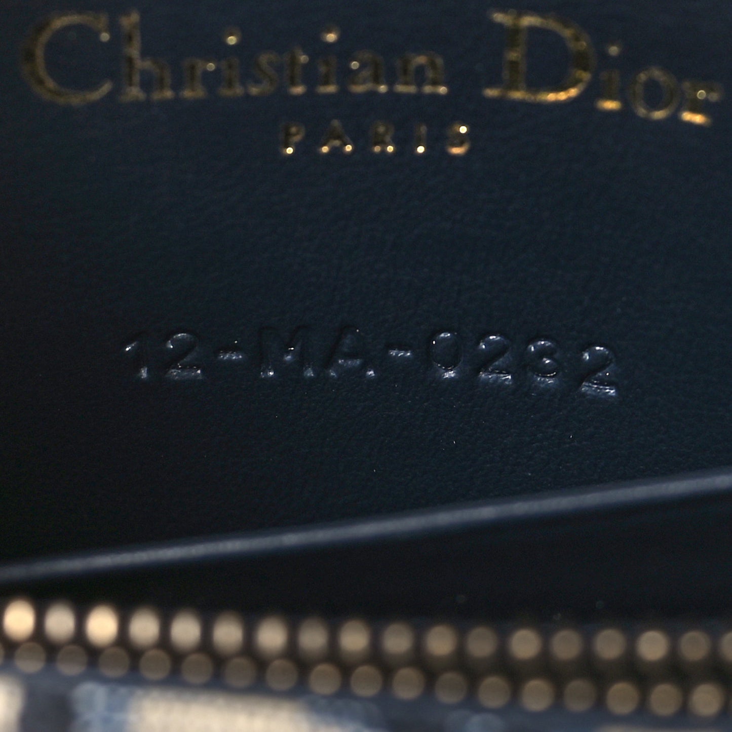 CHRISTIAN DIOR Oblique Saddle Belt Bag Blue