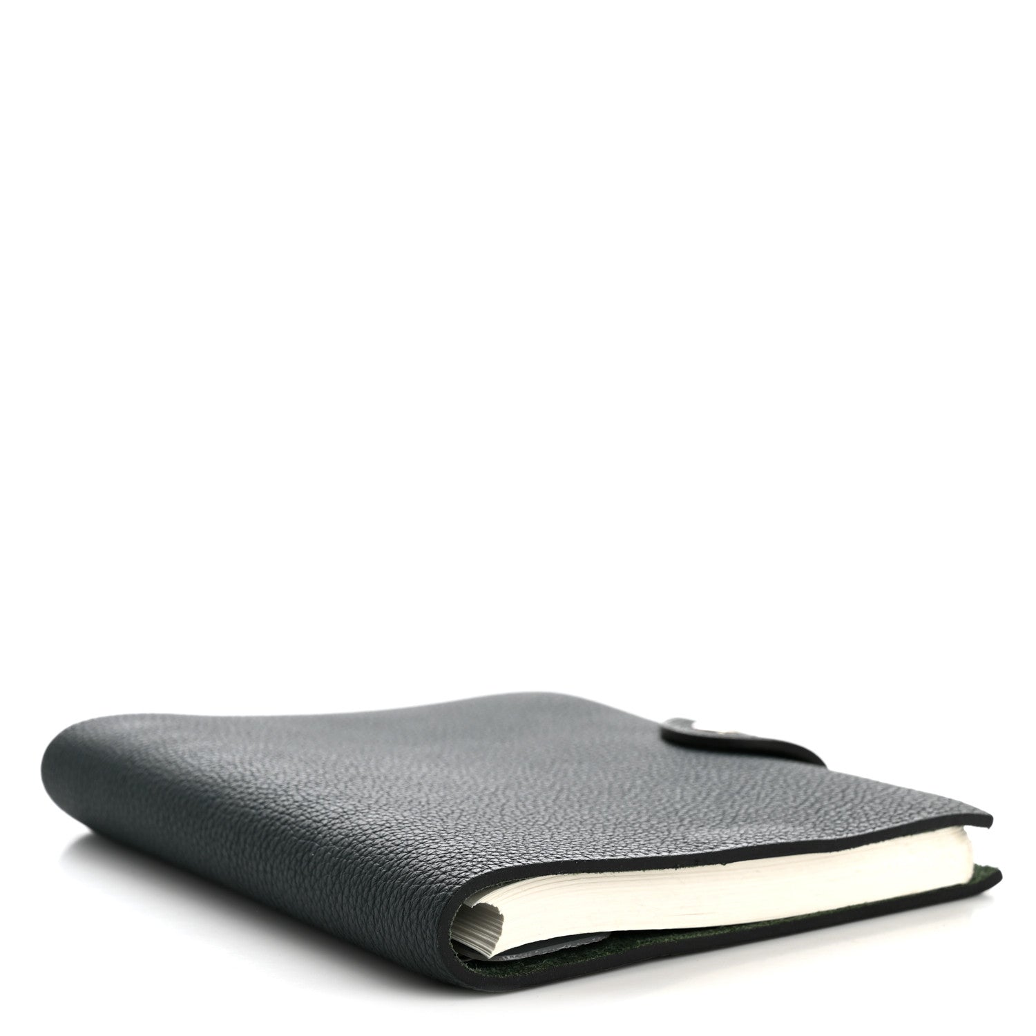 Hermes Togo Ulysse PM Agenda Cover Vert Fonce 4 of 9