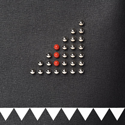 Fendi Vitello Elite Studded Monster Medium 2Jours Tote Black 13 of 13
