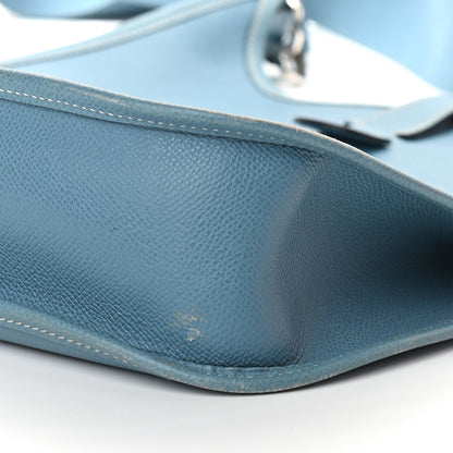 Hermes Epsom Evelyne GM Blue Jean 9 of 9