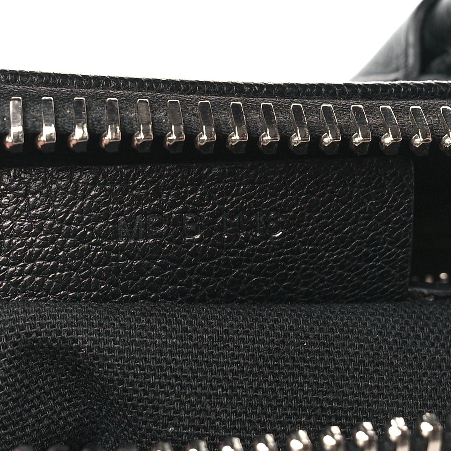 Sugar Goatskin Striped Mini Antigona Black