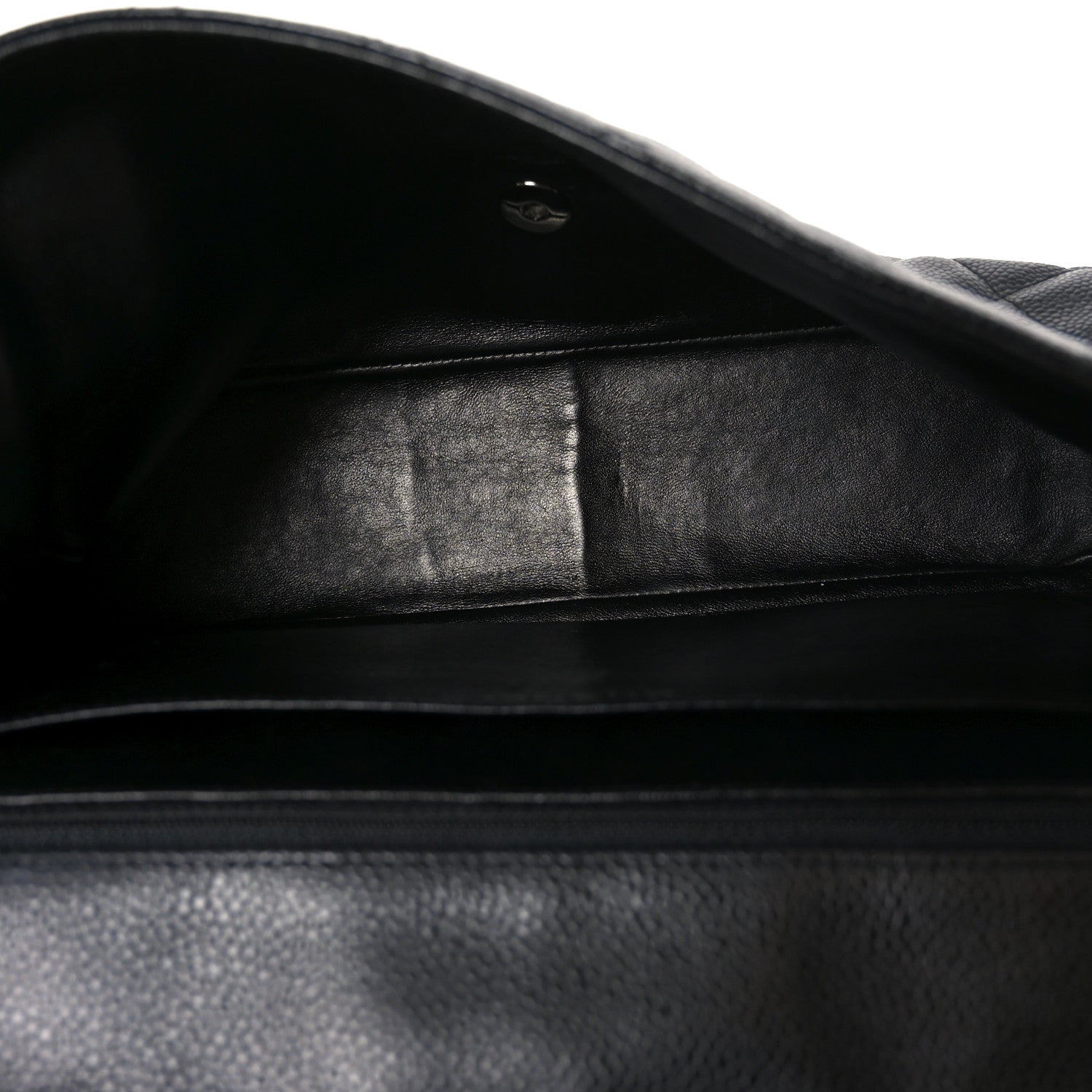 Chanel Caviar Quilted Jumbo Single Flap Black 5 of 10