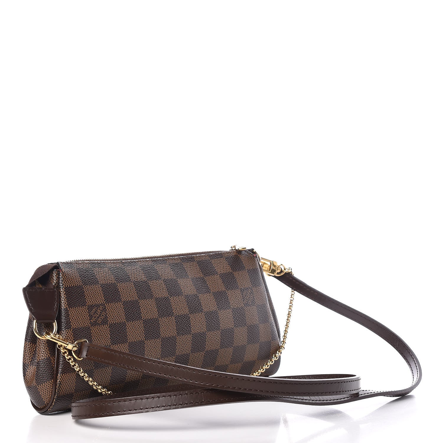 Louis Vuitton Damier Ebene Eva Clutch 3 of 9