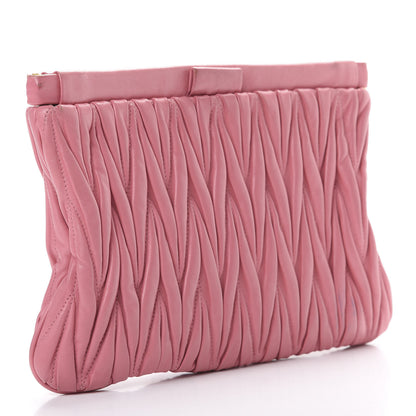 Miu Miu Nappa Matelasse Clutch 2 of 12