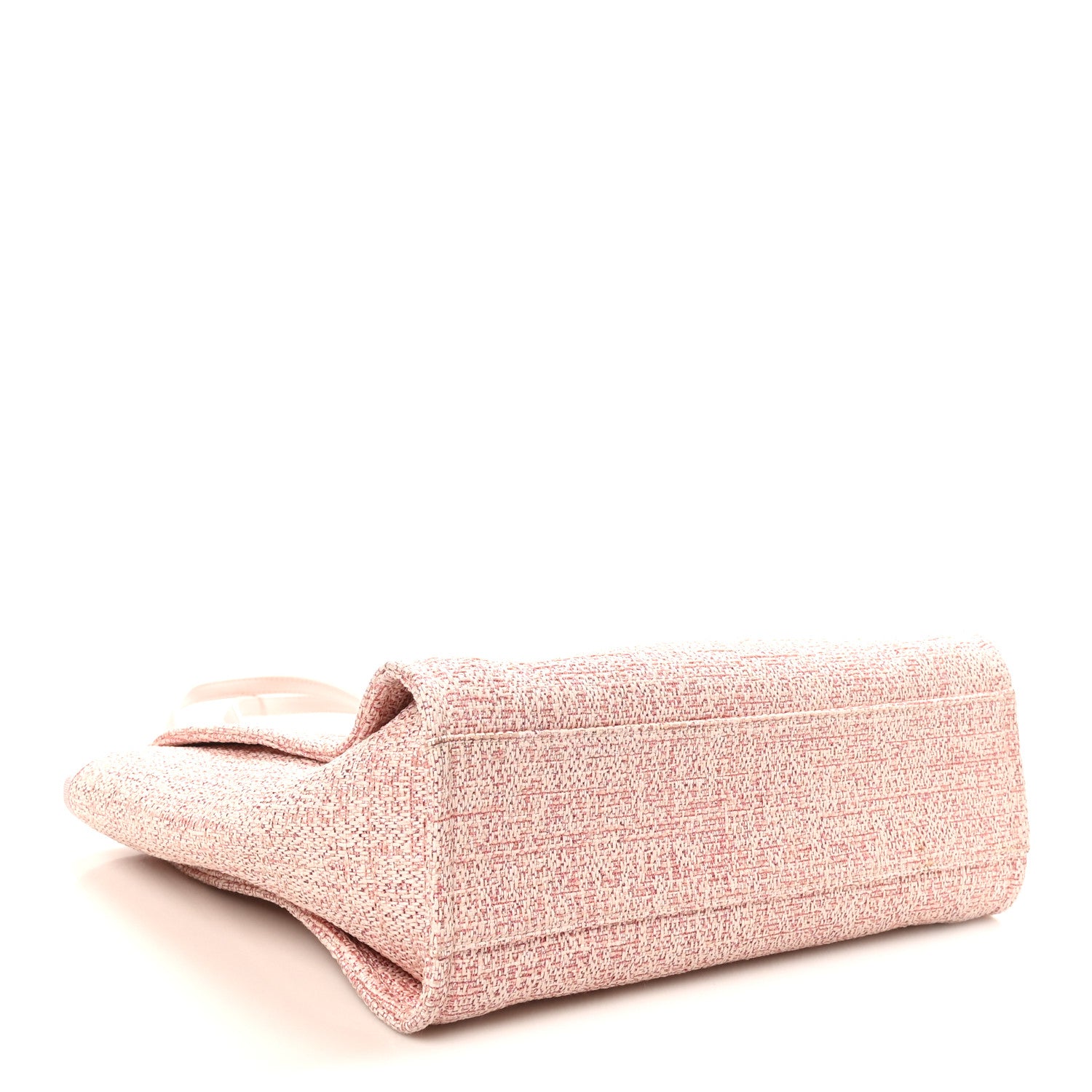 Chanel Lurex Boucle Small Deauville Tote Pink 4 of 10