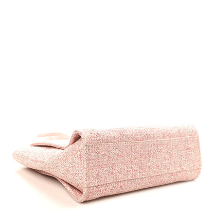 Chanel Lurex Boucle Small Deauville Tote Pink 4 of 10