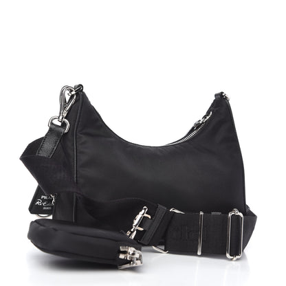 Prada Nylon Re-Edition 2005 Shoulder Bag Black 3 of 10