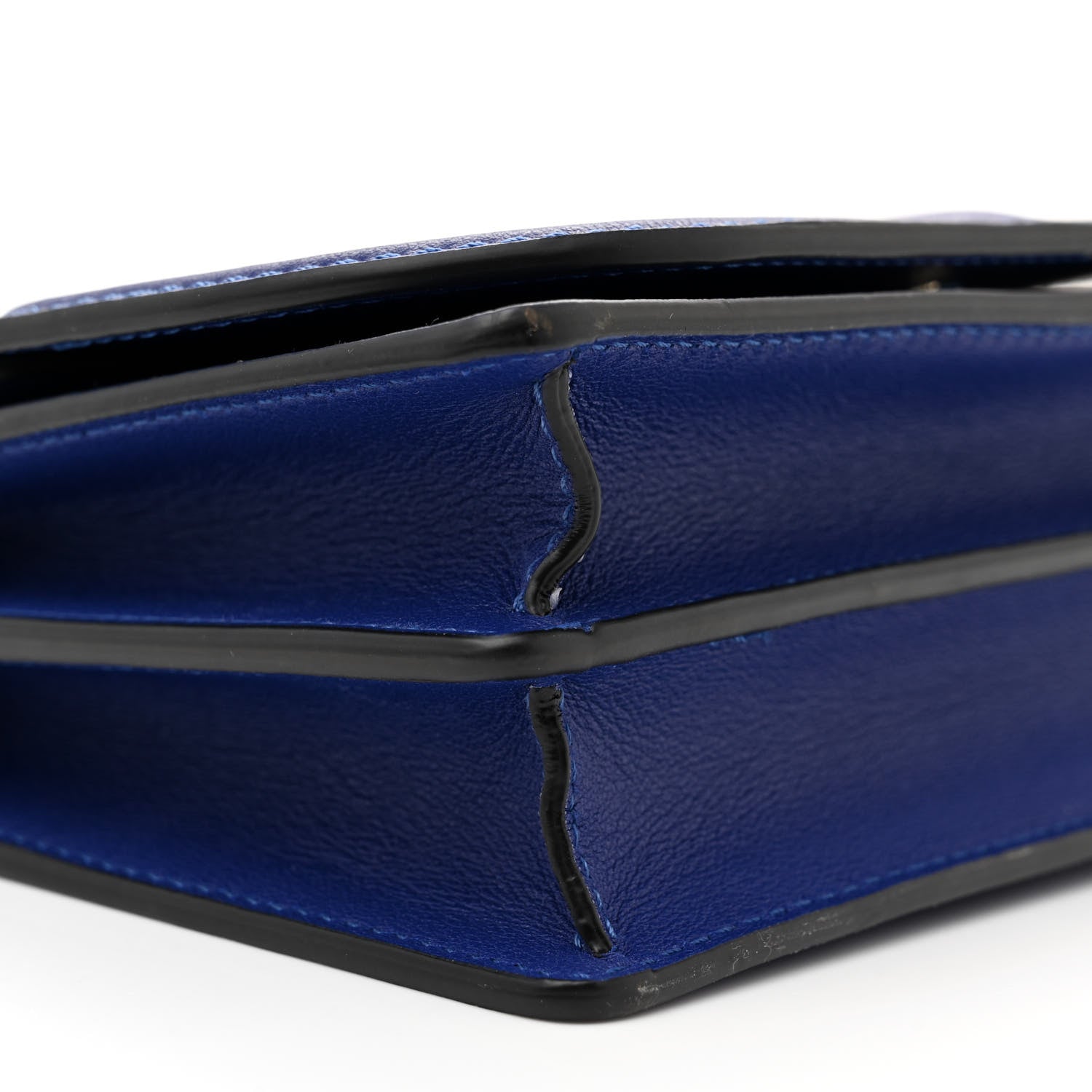 Valentino Garavani Calfskin VLogo Crossbody Blue 8 of 11