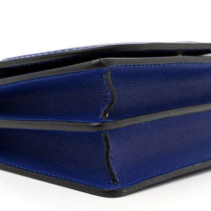Valentino Garavani Calfskin VLogo Crossbody Blue 8 of 11