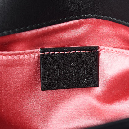 Gucci Velvet Matelasse Mini GG Marmont Shoulder Bag Black 6 of 11