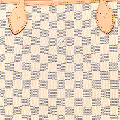 Louis Vuitton Damier Azur Neo Neverfull MM Rose Ballerine 9 of 11