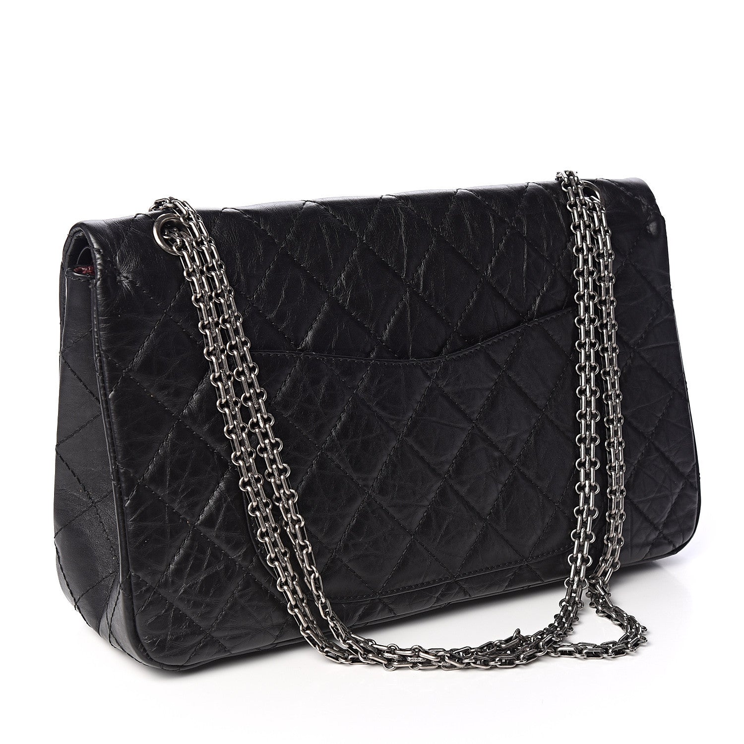 Chanel Aged Calfskin Quilted 2.55 Reissue 227 Flap Black 2 of 10