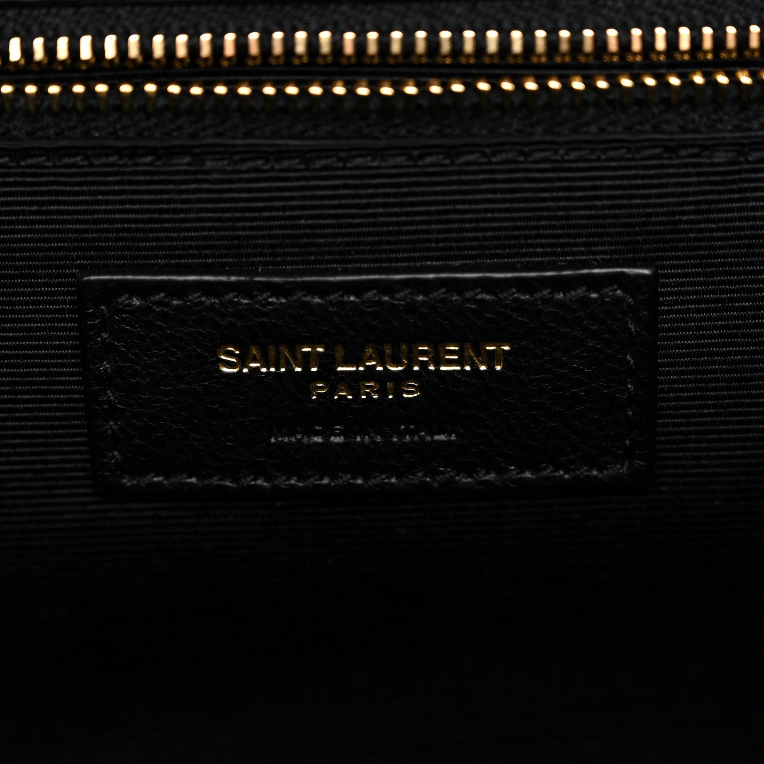 Saint Laurent Grain De Poudre Textured Mixed Matelasse Large Triquilt Monogram Satchel Black 6 of 12