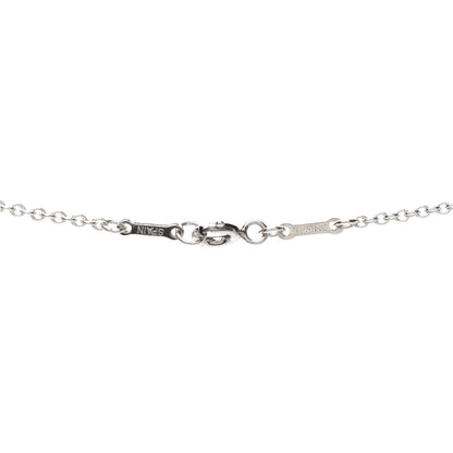 Tiffany Sterling Silver 22mm Elsa Peretti Open Heart Pendant Necklace 5 of 6
