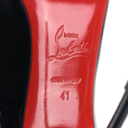 Christian Louboutin Patent Decollete 554 100 Pumps 41 Black 6 of 9