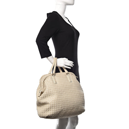 Bottega Veneta Nappa Intrecciato Frame Tote Colonial 2 of 12