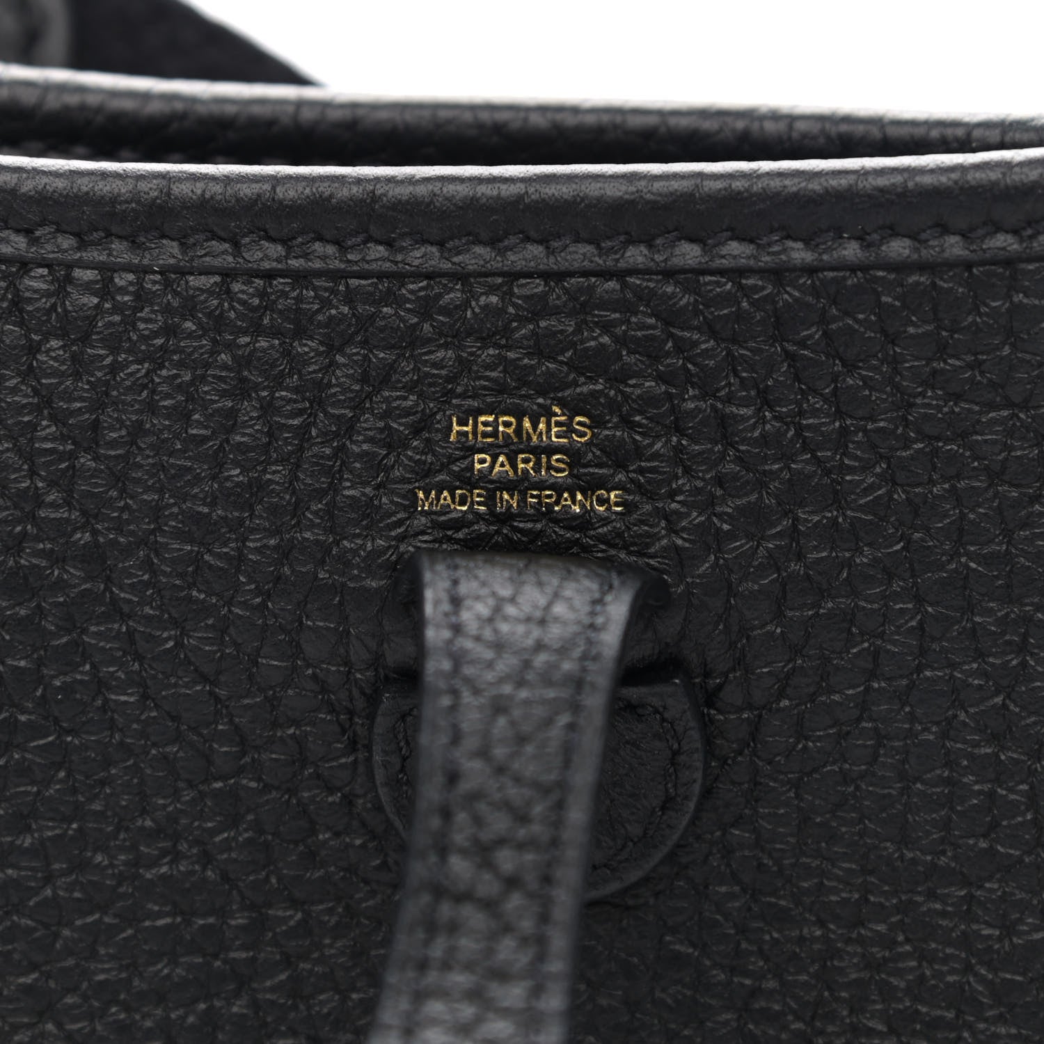 Hermes Taurillon Clemence Evelyne TPM Black 6 of 11