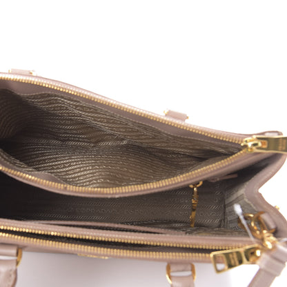 Prada Saffiano Small Galleria Double Zip Tote Cammeo 5 of 19