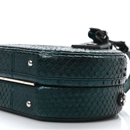 Louis Vuitton Snakeskin Petite Boite Chapeau Deep Green 8 of 8