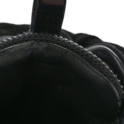 Louis Vuitton Suede Monogram Run Away Sneakers 37 Black 11 of 11